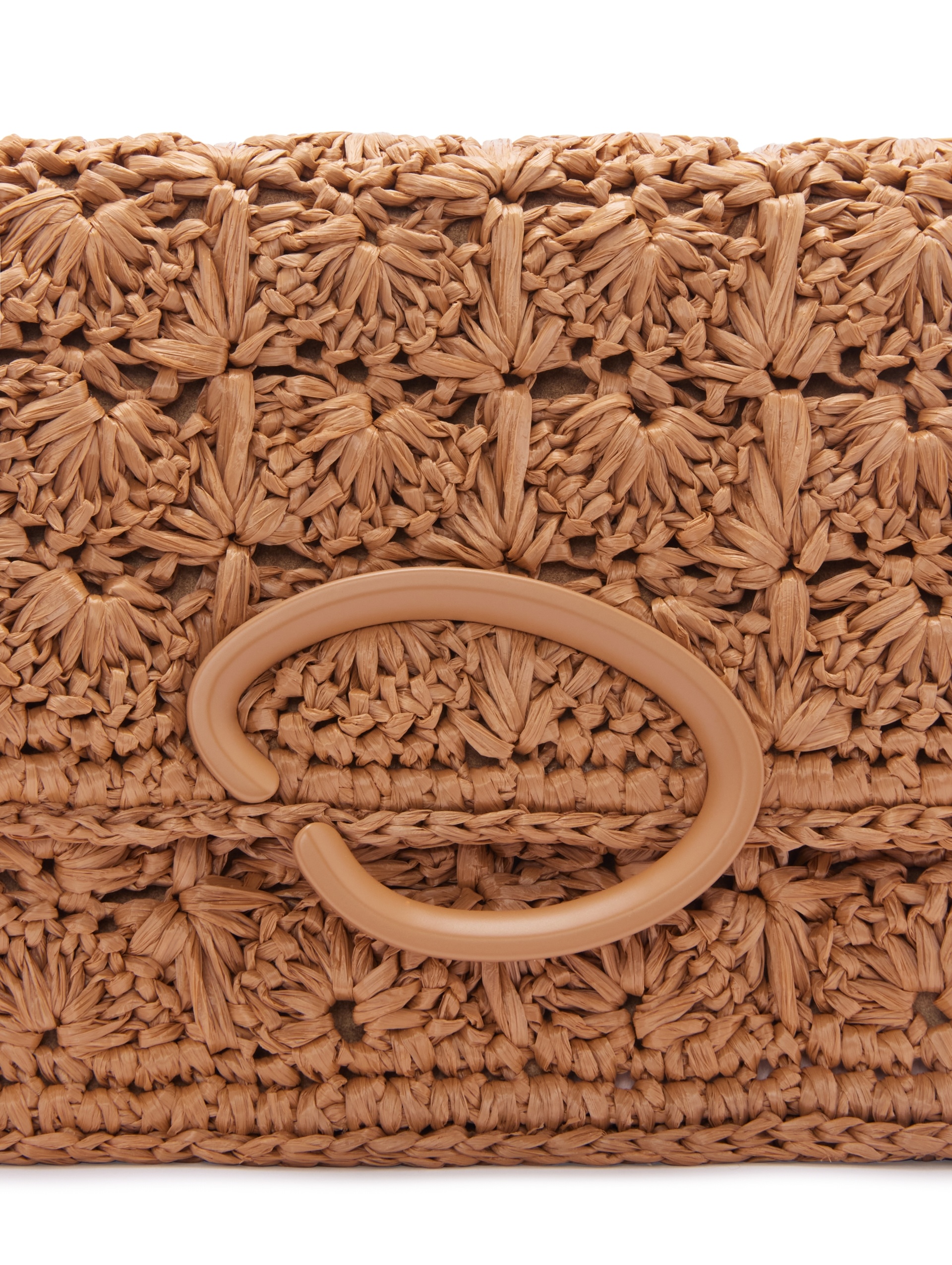 HAND-CROCHETED RAFFIA O POCHETTE - 5
