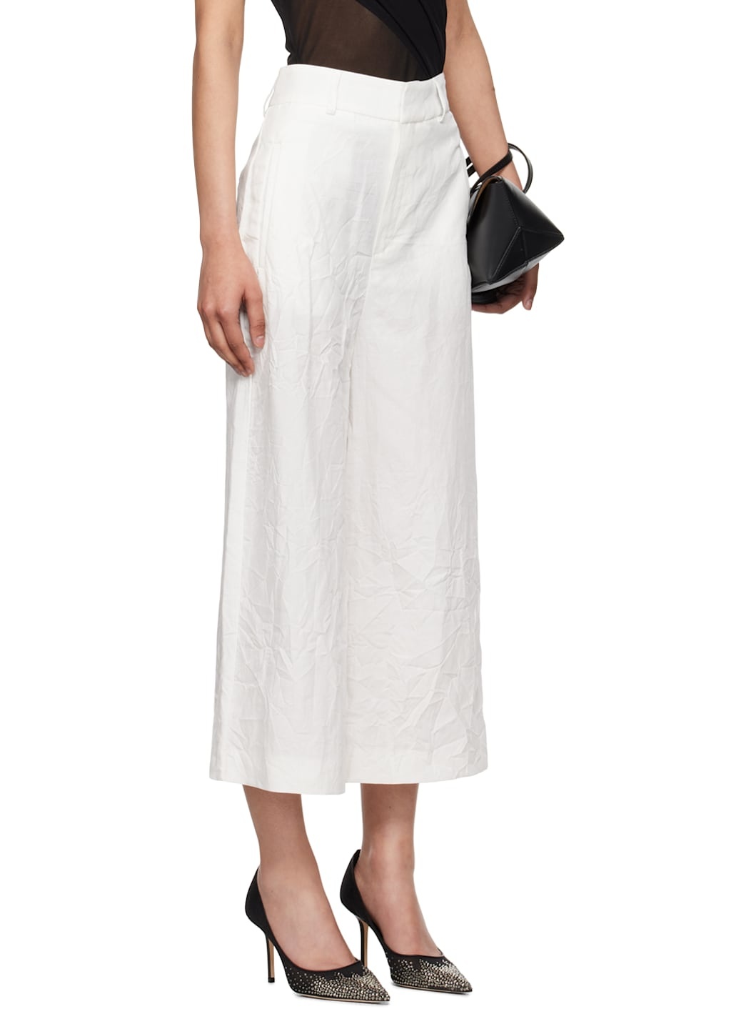 White Bannu Trousers - 2