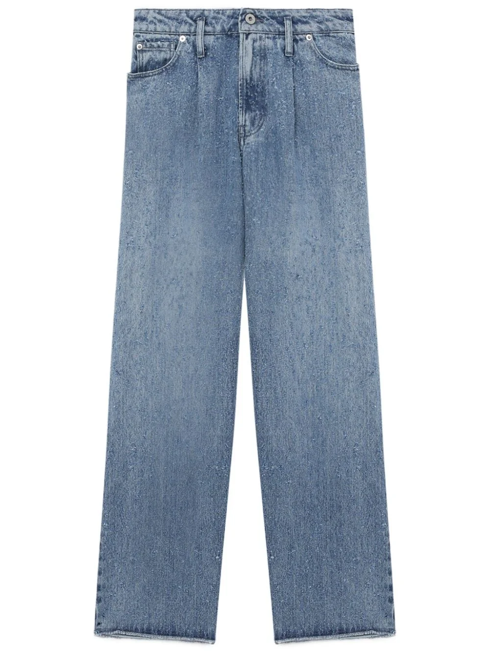 mid-rise straight-leg jeans - 1