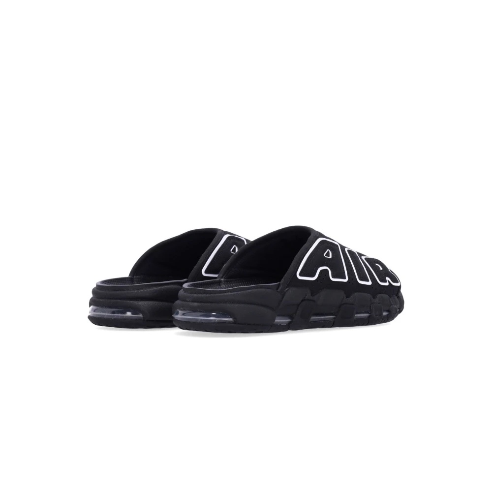 NIKE★AIR MORE UPTEMPO SLIDE★BLACK/WHITE Nike Air More Uptempo Slide OG Black White Men's - DV2137
