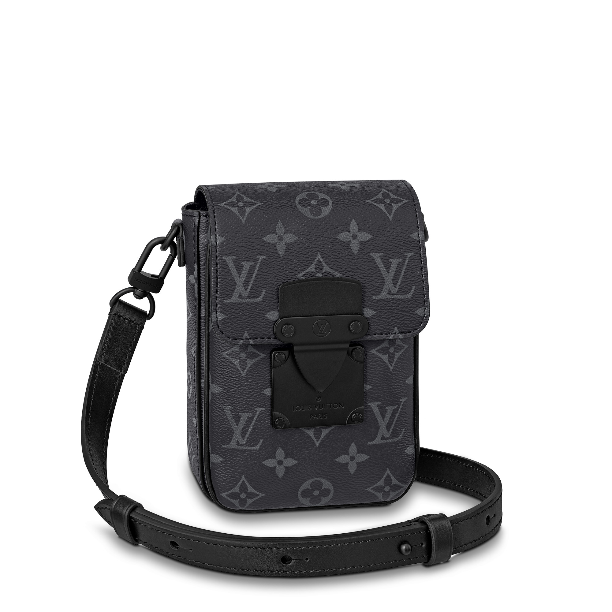 Louis Vuitton S-Lock Vertical Wearable Wallet, Black, One Size