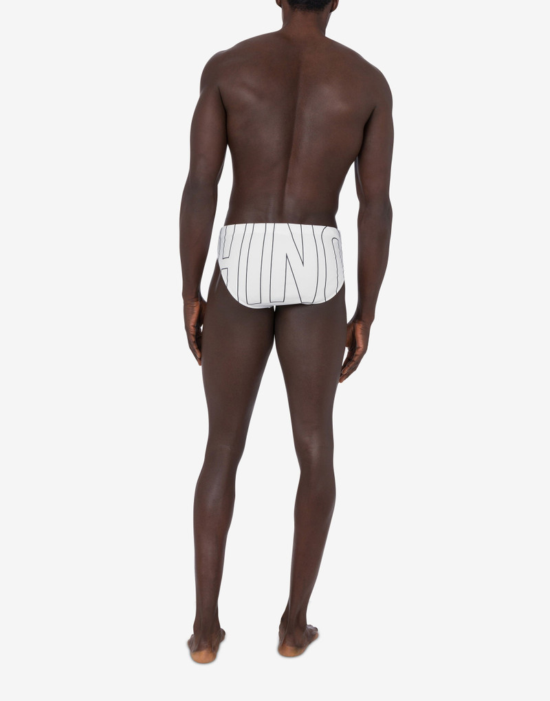 Moschino SWIM SLIP RUBBER LOGO outlook