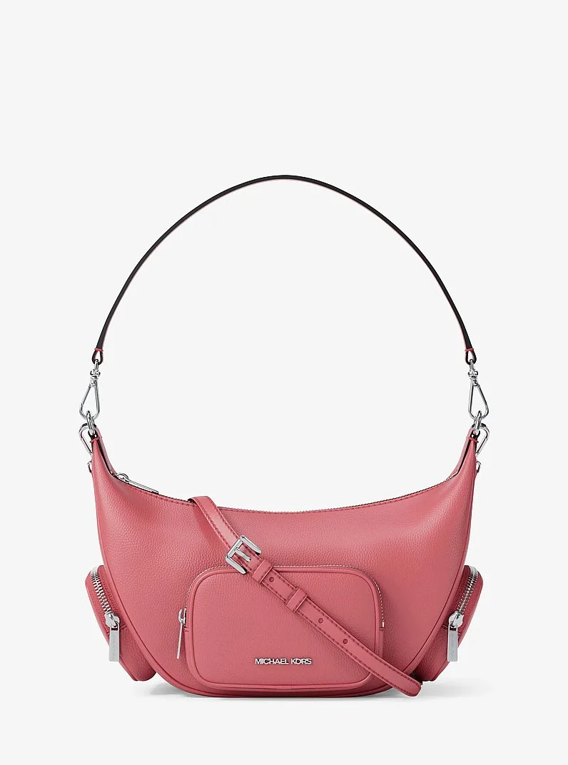 Merritt Medium Pebbled Leather Convertible Shoulder Bag - 1