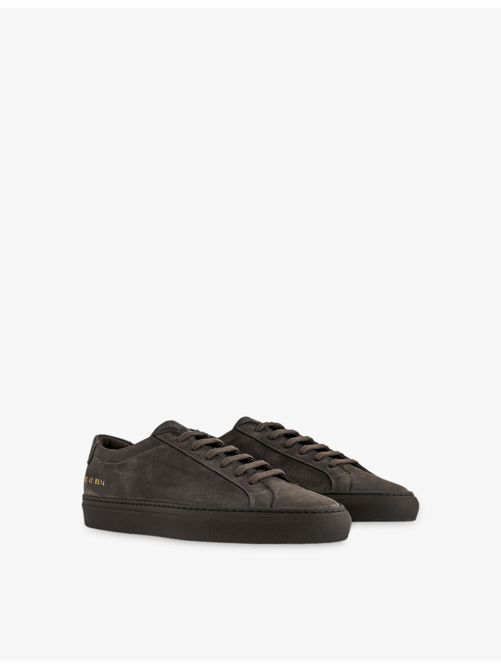 Achilles Branded Suede Low-Top Trainers - 3