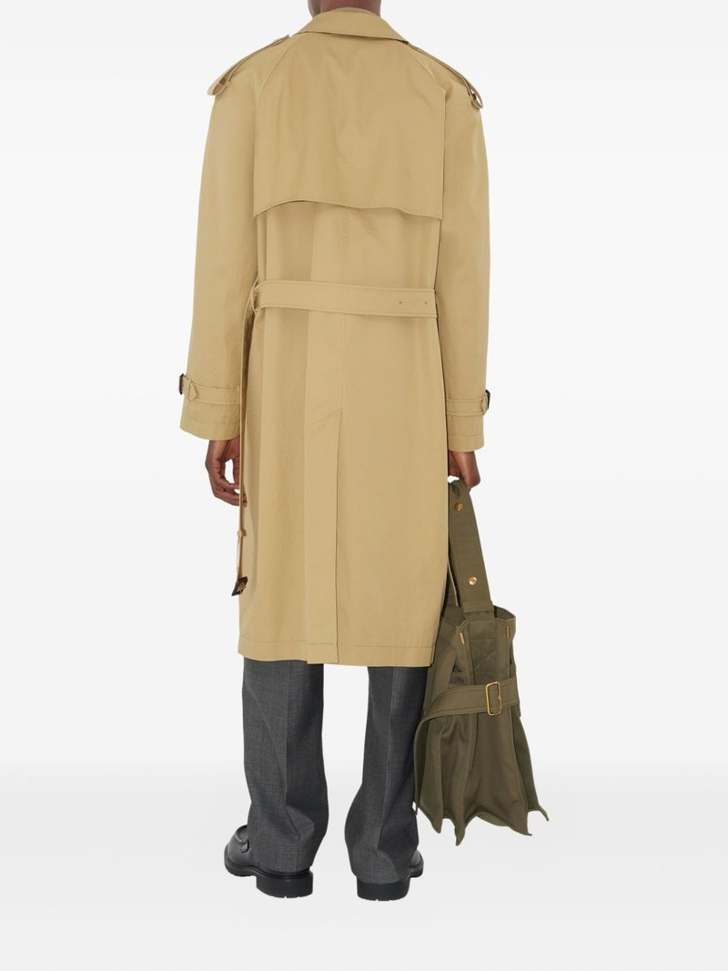 Burberry gabardine trench coat outlook