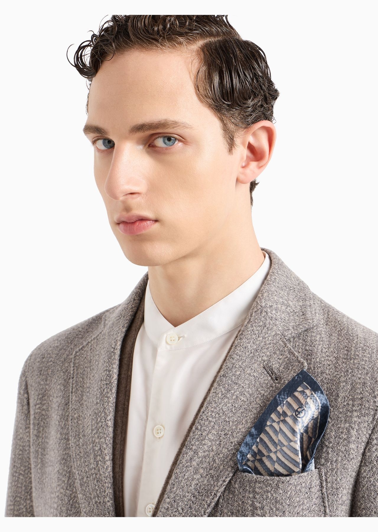 Printed silk pocket square - 3