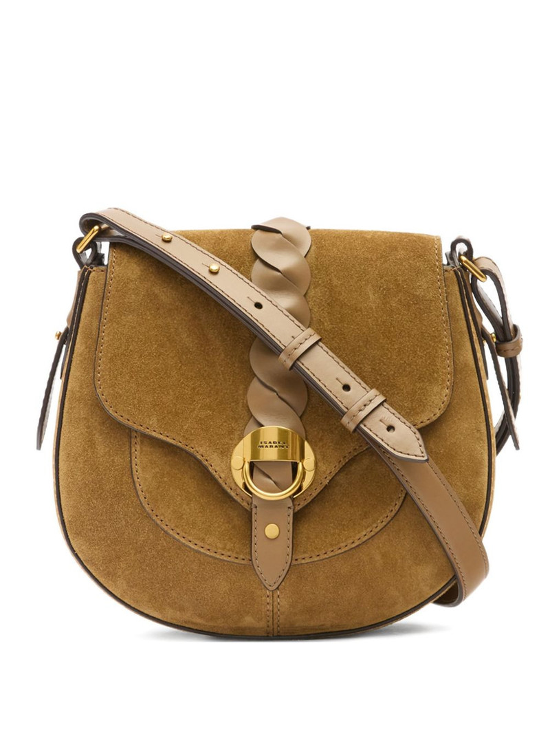 Altay braided leather shoulder strap 1