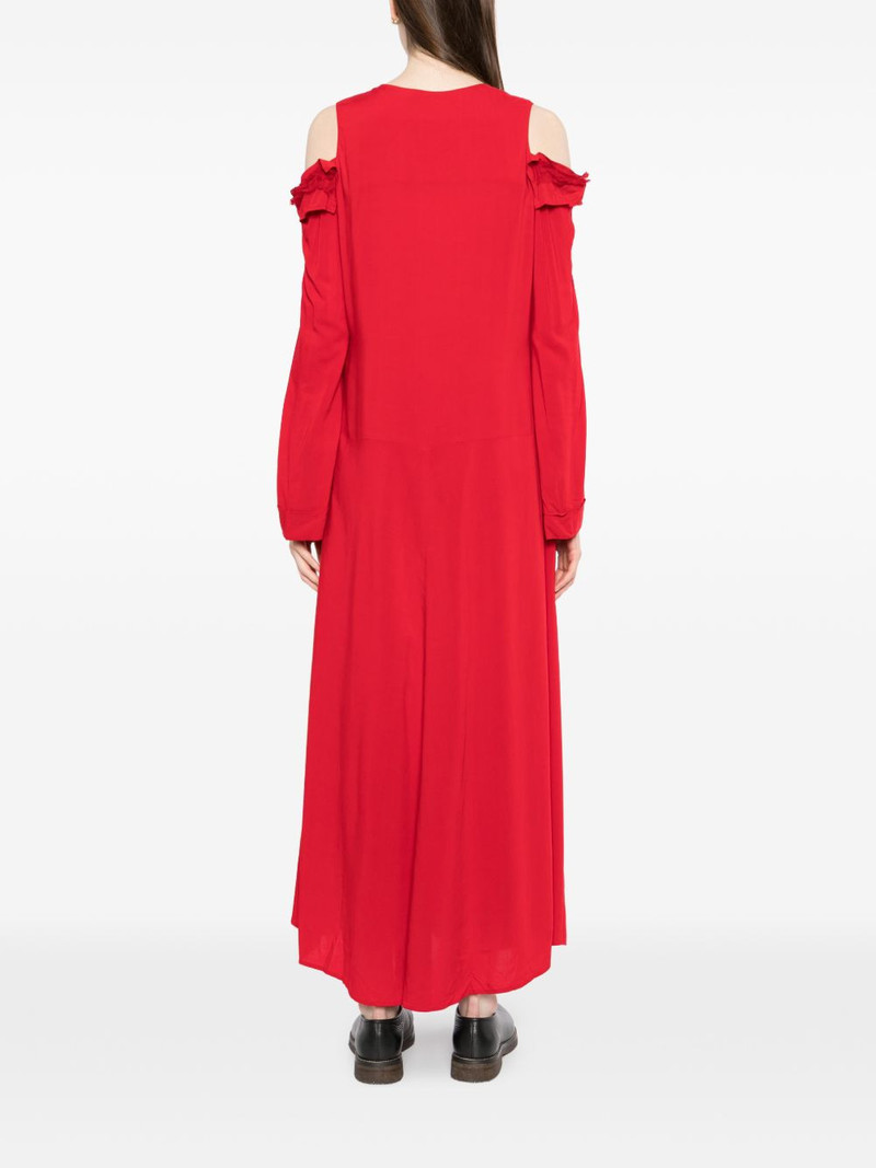 crushed-sleeves maxi dress 4