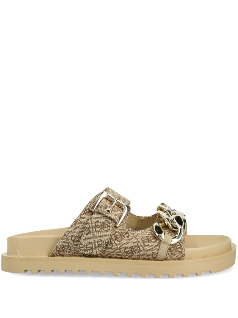 chain link-detail sandals 1