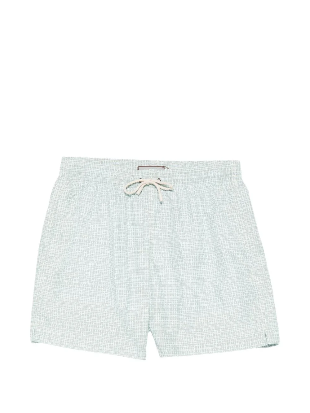 patterned swim shorts - 1