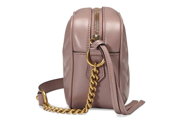 (WMNS) Gucci GG Marmont Matelasse Mini Bag 'Rose Antic' 448065-DTD1T-5729 - 4