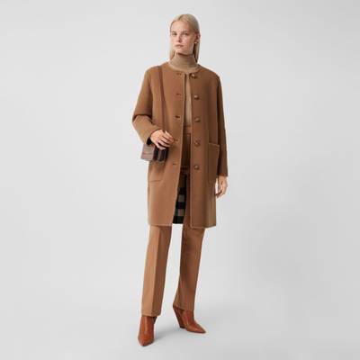 Burberry Reversible Check Technical Wool Coat outlook