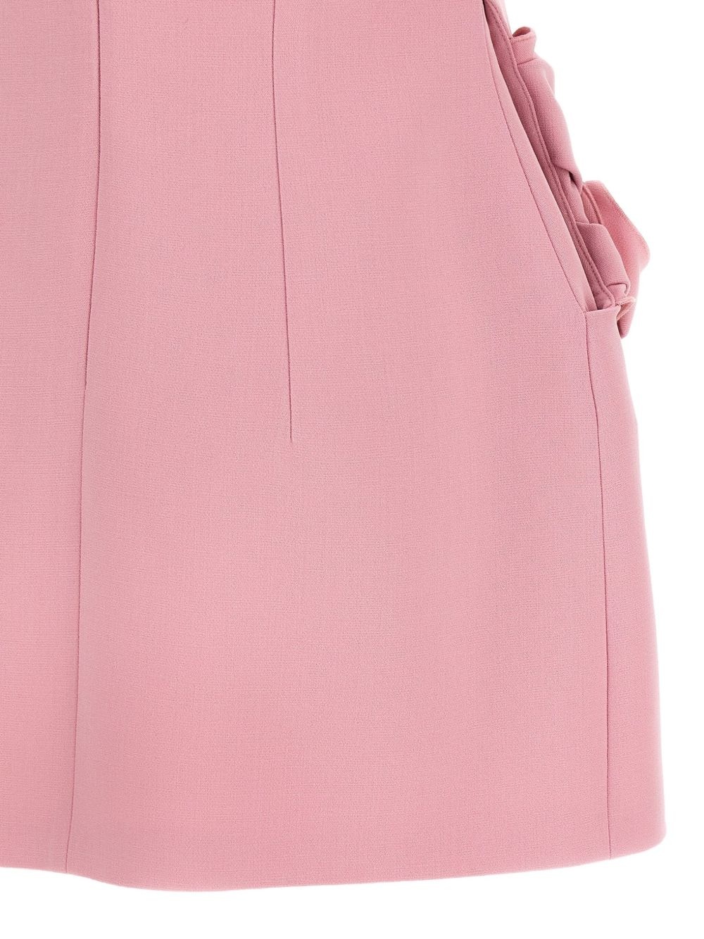 rose-detail dress - 4