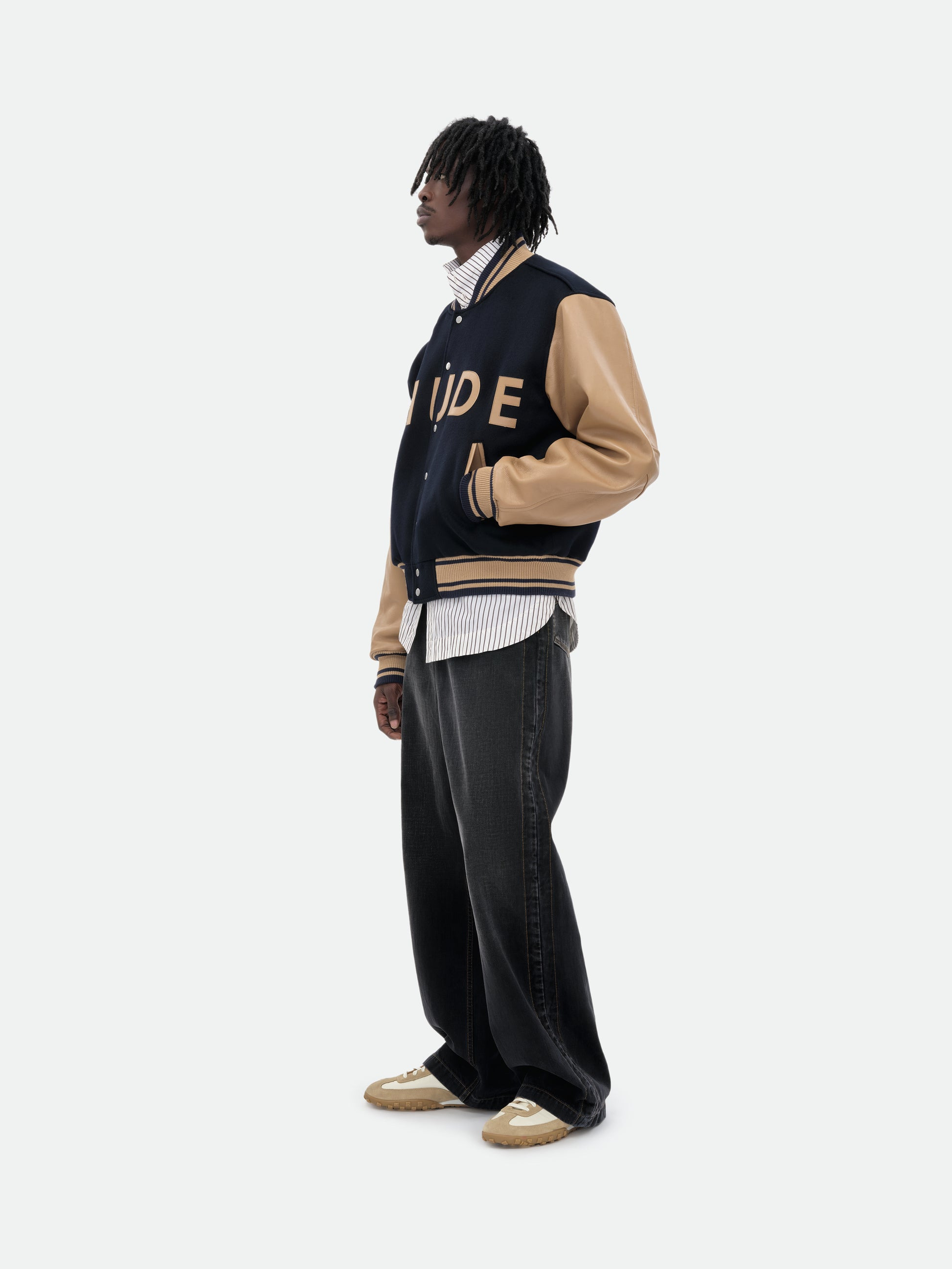 RHUDE COLLEGIATE VARSITY JACKET - 6