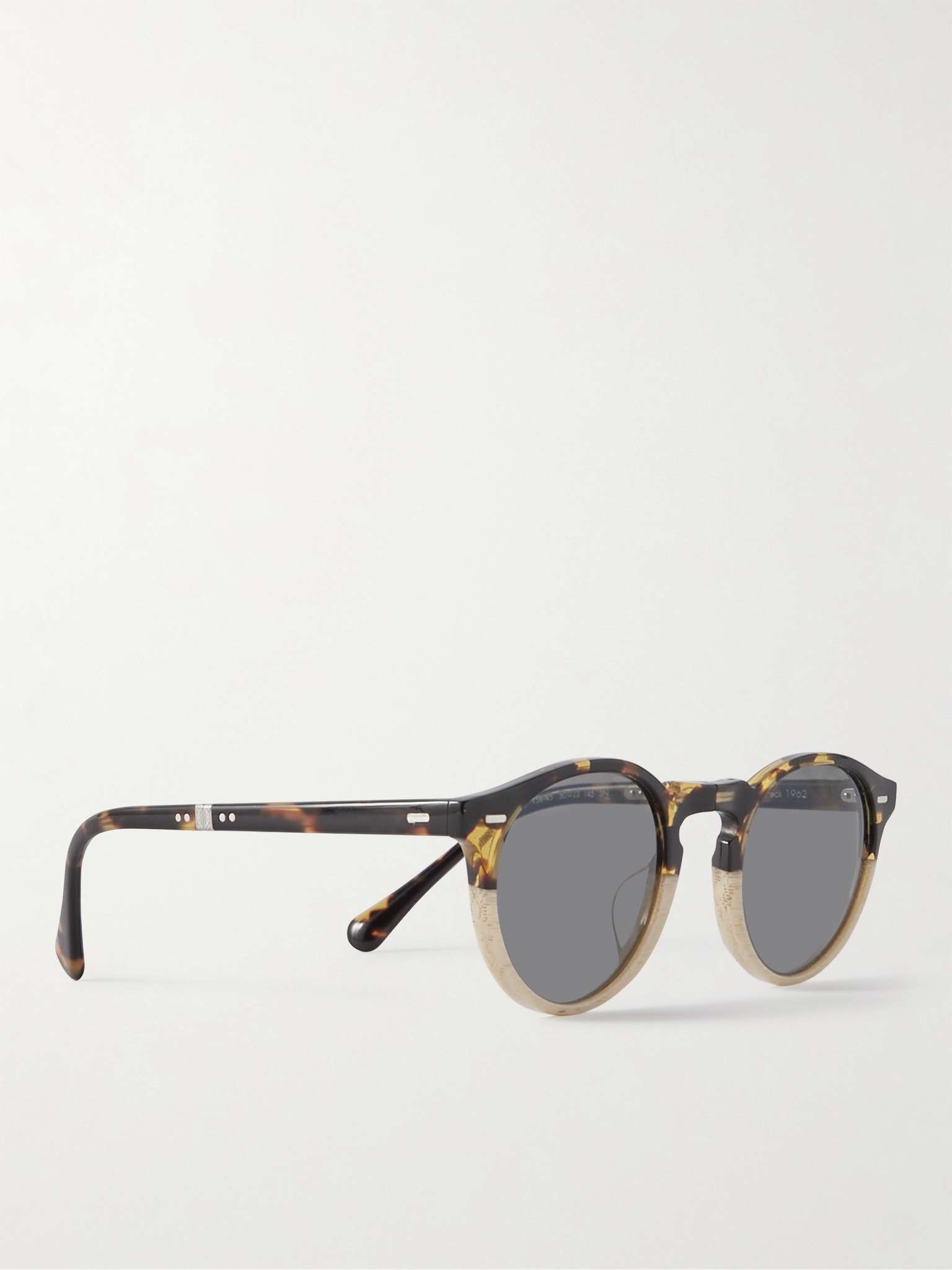 Gregory Peck 1962 Foldable Round-Frame Acetate Sunglasses - 3