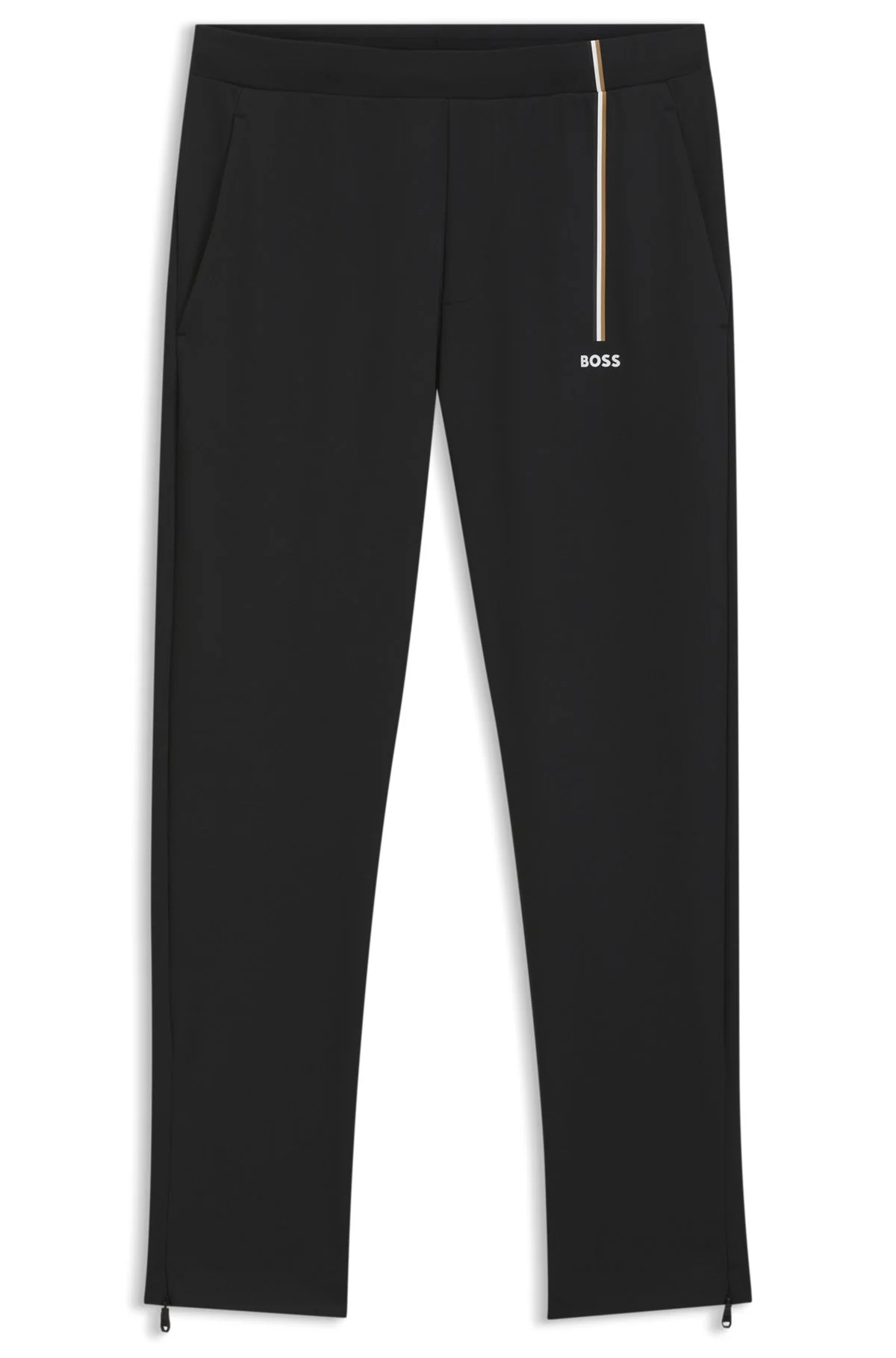 ACTIVE TRACK PANTS IN THERMOREGULATING STRETCH GABARDINE - 1