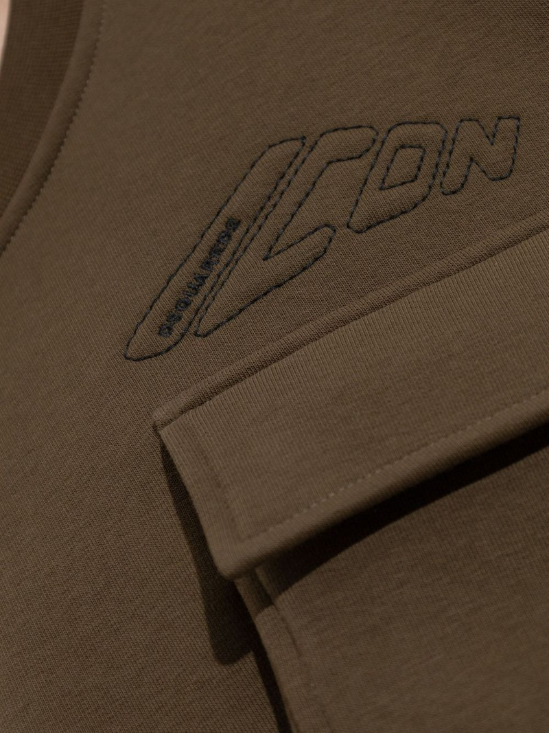 pocket-detail cropped sweatshirt 5