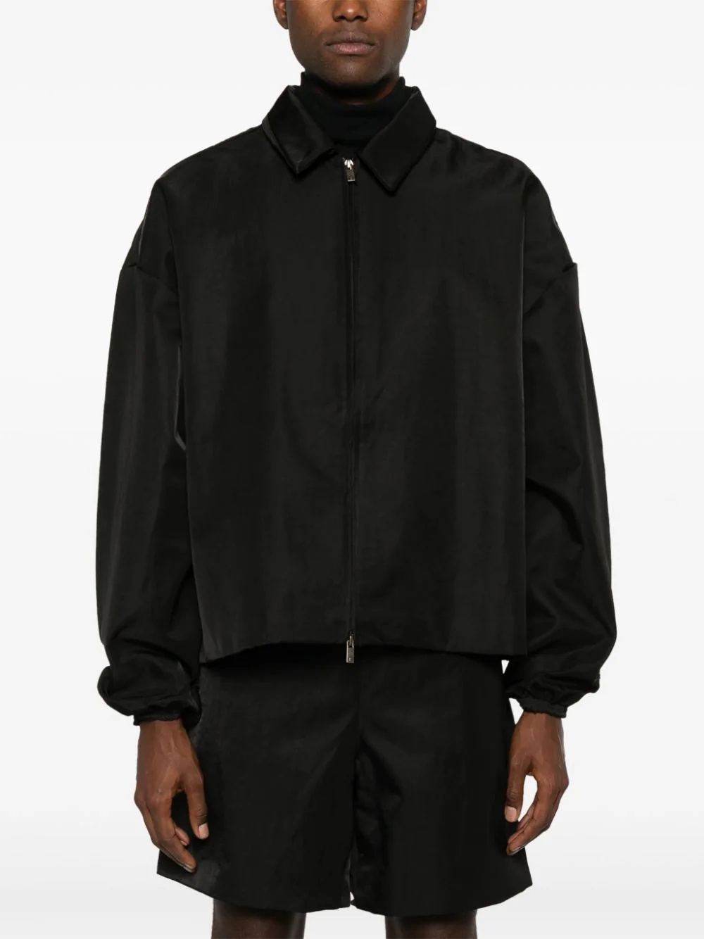 FEAR OF GOD ESSENTIALS - Men Textured Nylon Trucker Jacket - 1