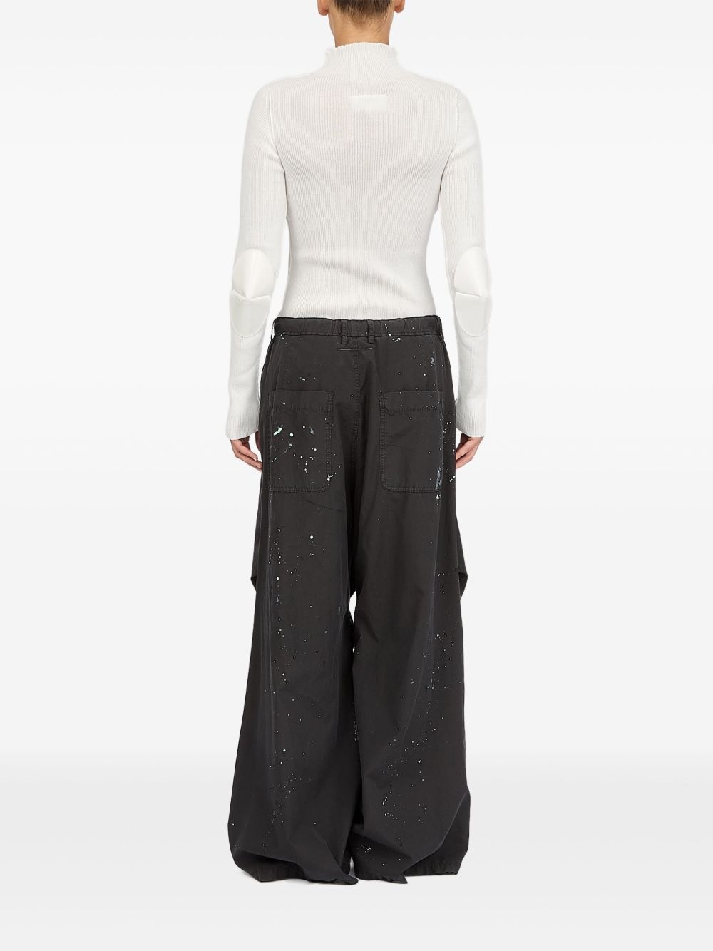 paint-splatter trousers - 6