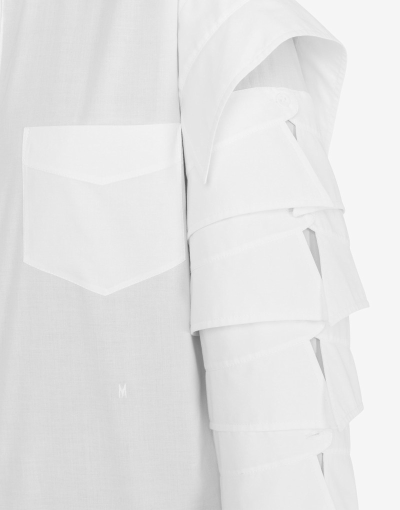 COTTON MUSLIN SHIRT MULTI COLLARS 3