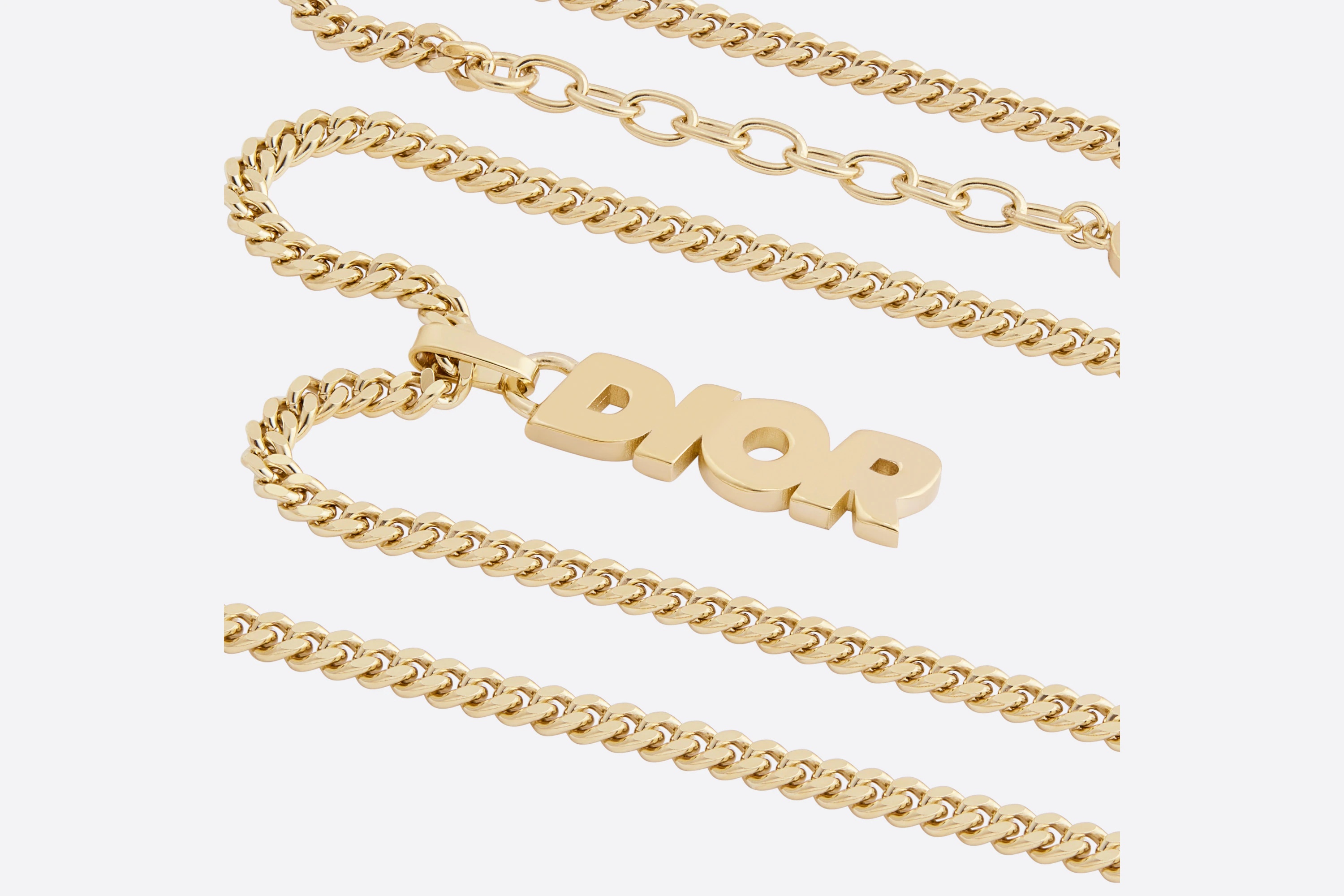 ''DIOR' pendant Necklace - 3