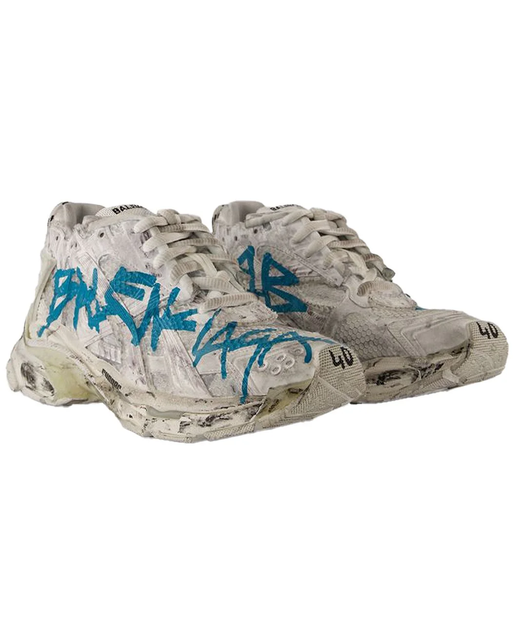 Balenciaga Women's Synthetic Runner Sneaker (Authentic Pre-Loved) - 1