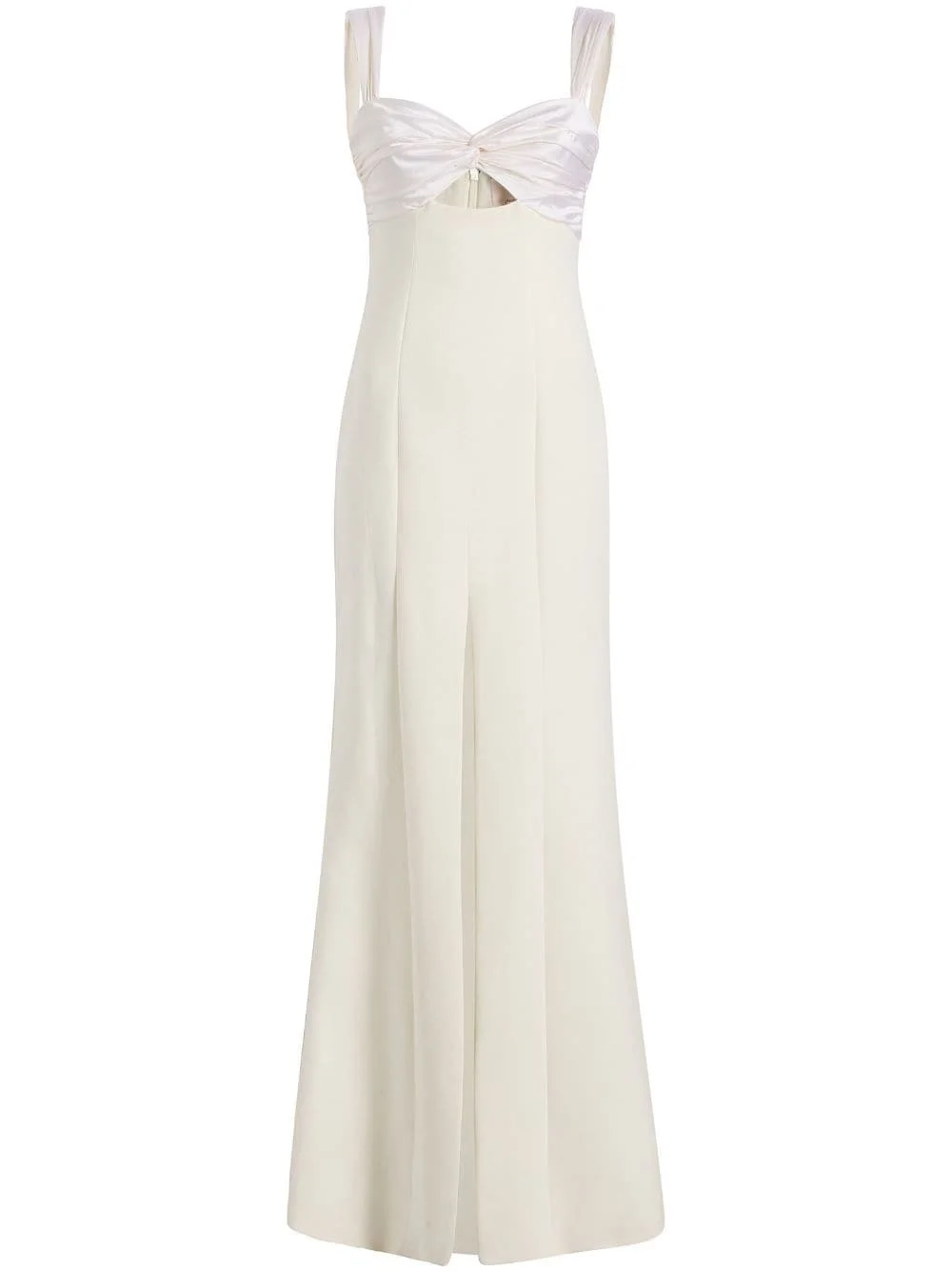 Julie sweetheart-neck side-slit gown - 1