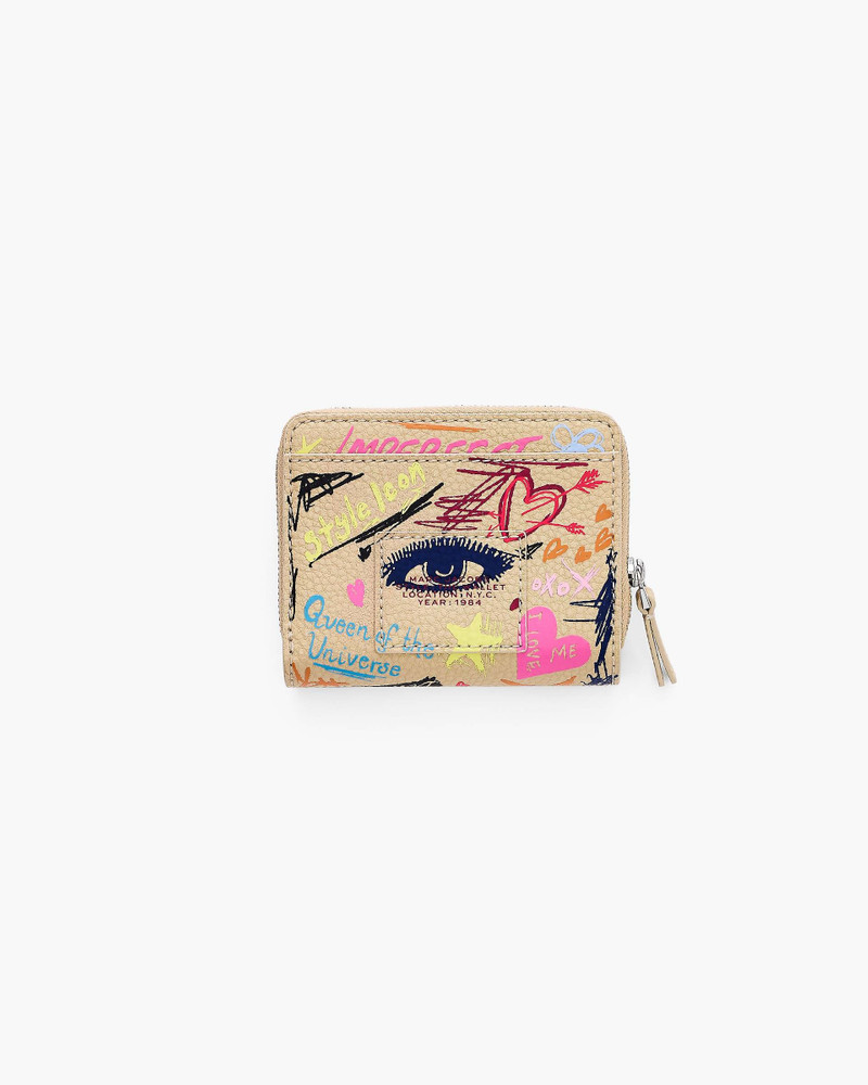 THE PUNK SCRIBBLE MINI COMPACT WALLET 3