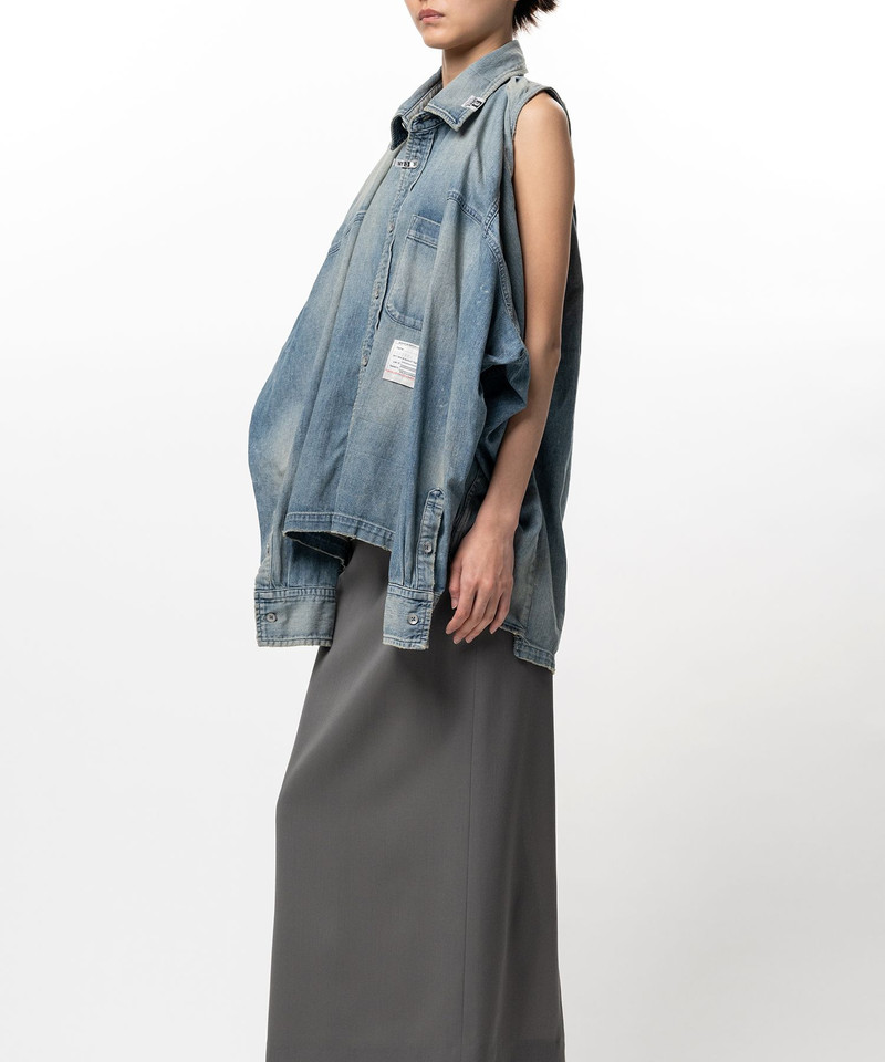 Vest Combined Denim Shirt 18