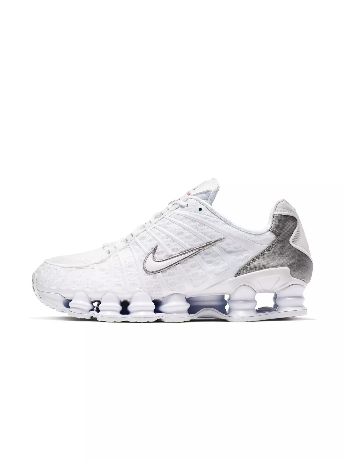 Shox TL "White/Metallic Silver/Max Orange" Men's Shoe - 3