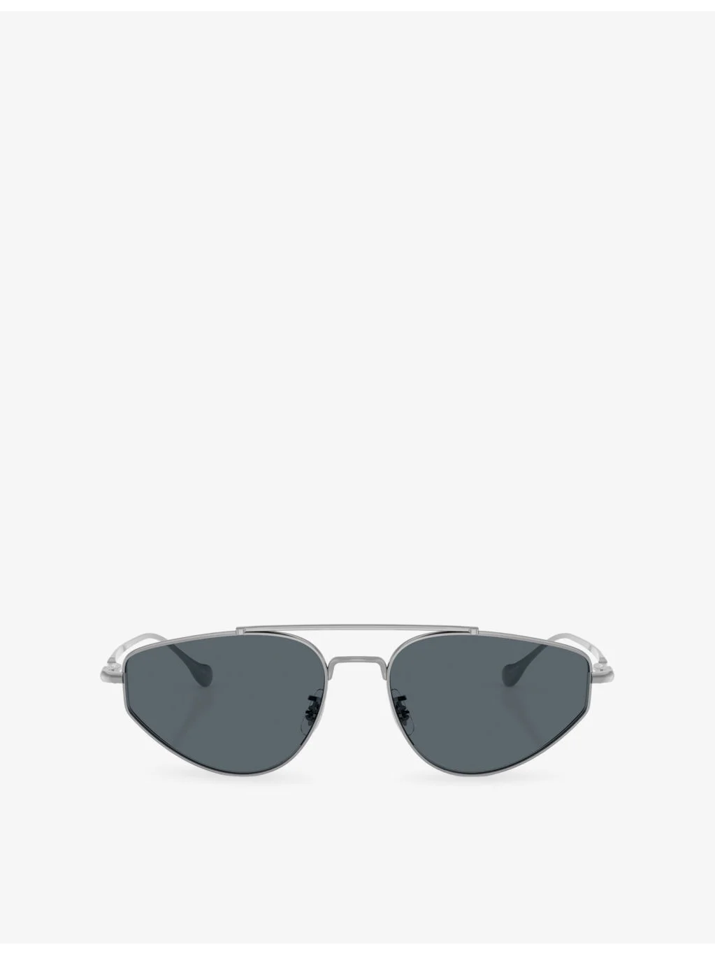 OV1371ST Jil Sander Edition 5 Oval-Frame Titanium Sunglasses - 1
