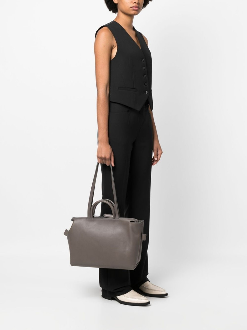 Marsèll 4 Dritta logo-debossed leather tote bag outlook