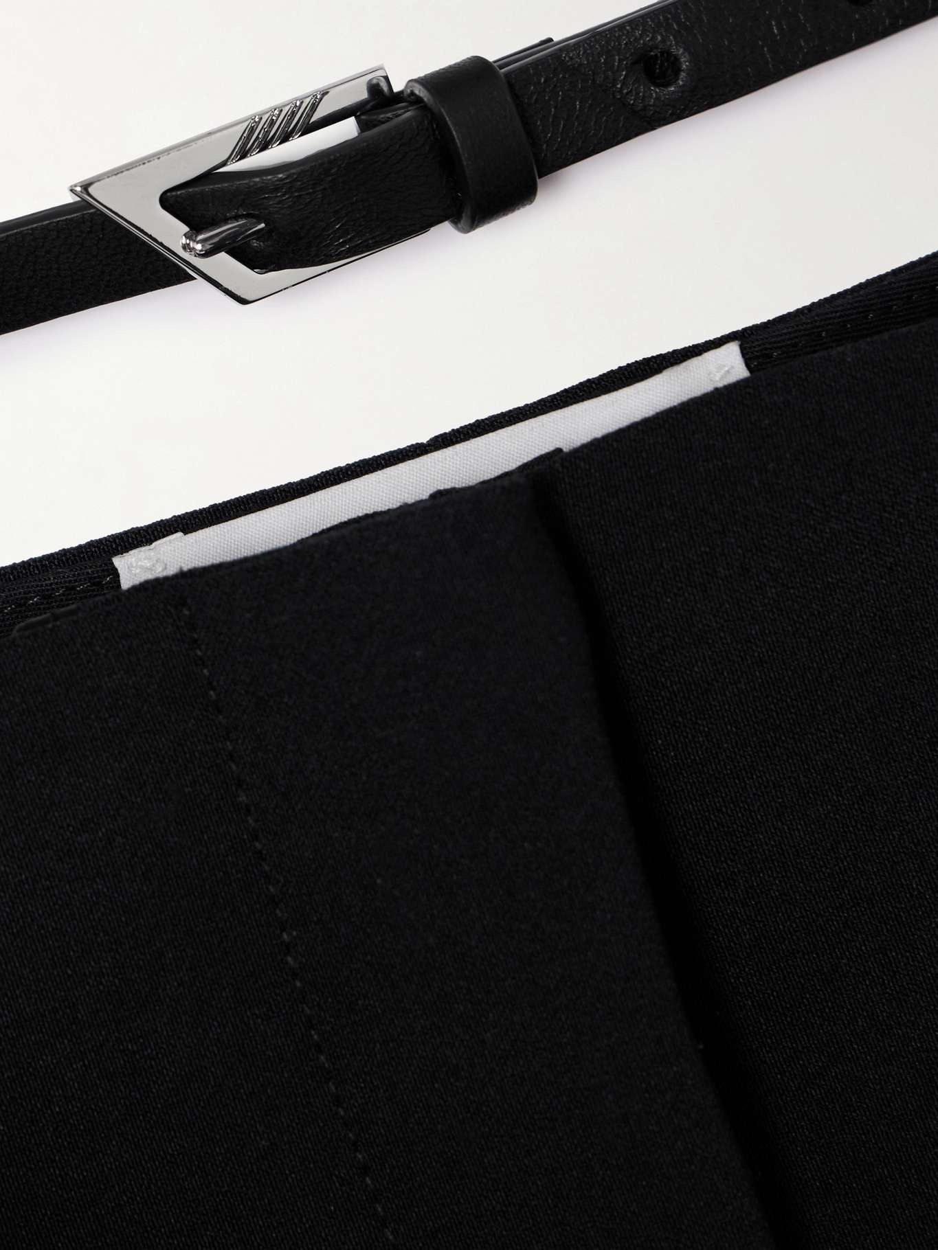 Belted cutout cady midi skirt - 5