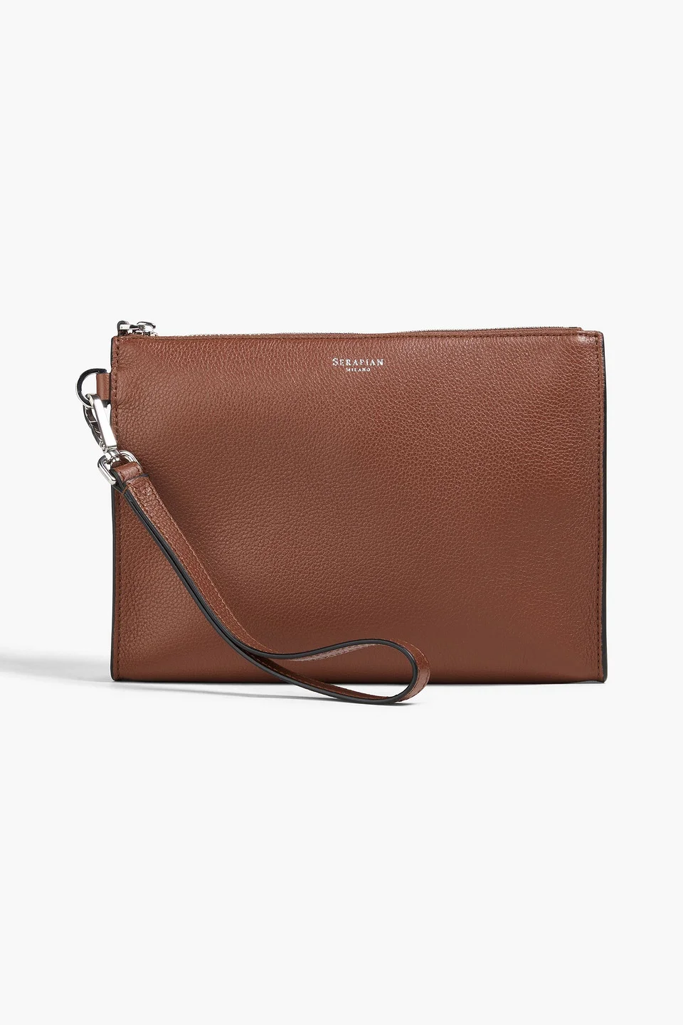 Pebbled-leather pouch - 1