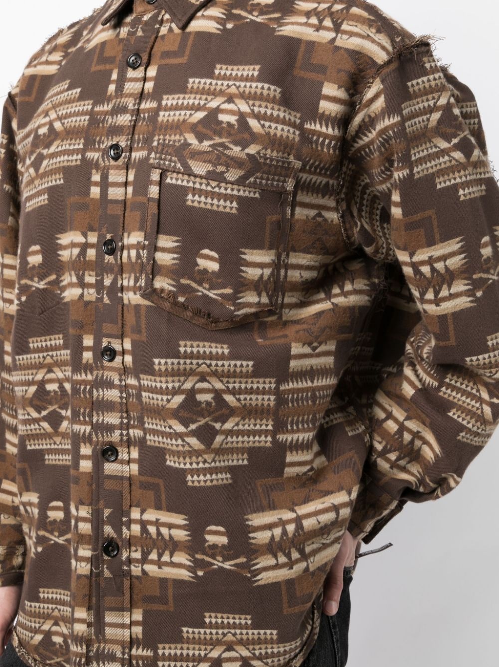 Chimayo jacquard cotton shirt - 5