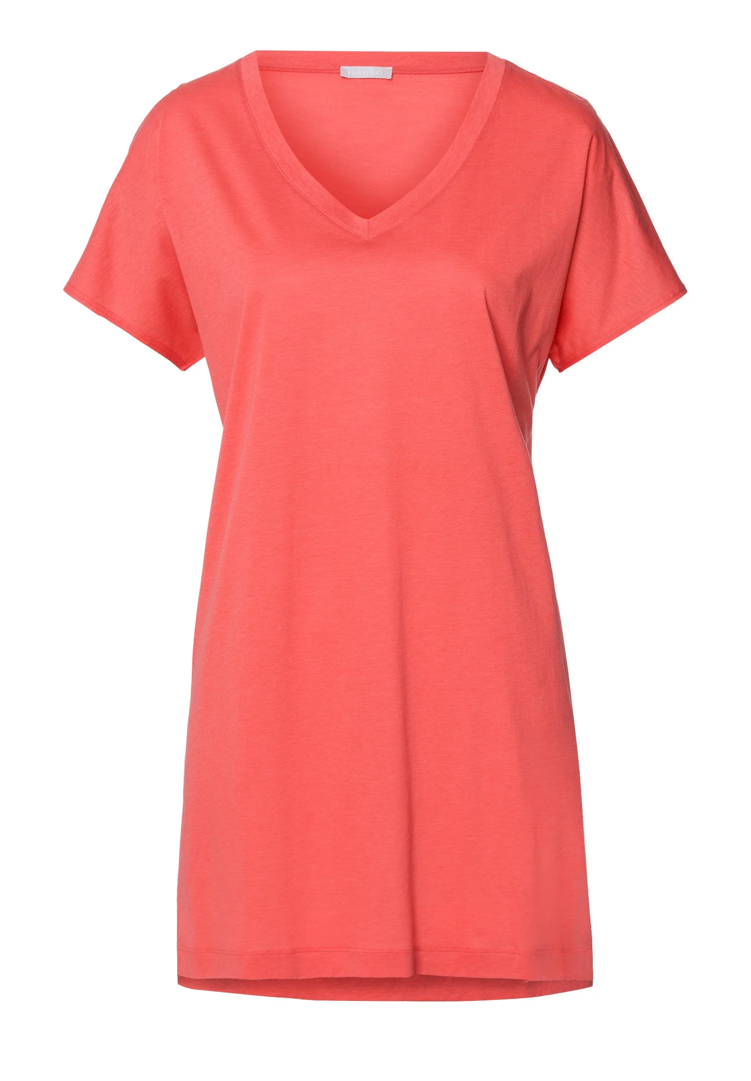 Laura Cotton Blend V-Neck Bigshirt - 1