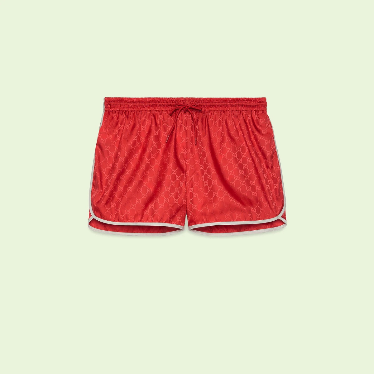 GG jacquard nylon swim shorts - 1