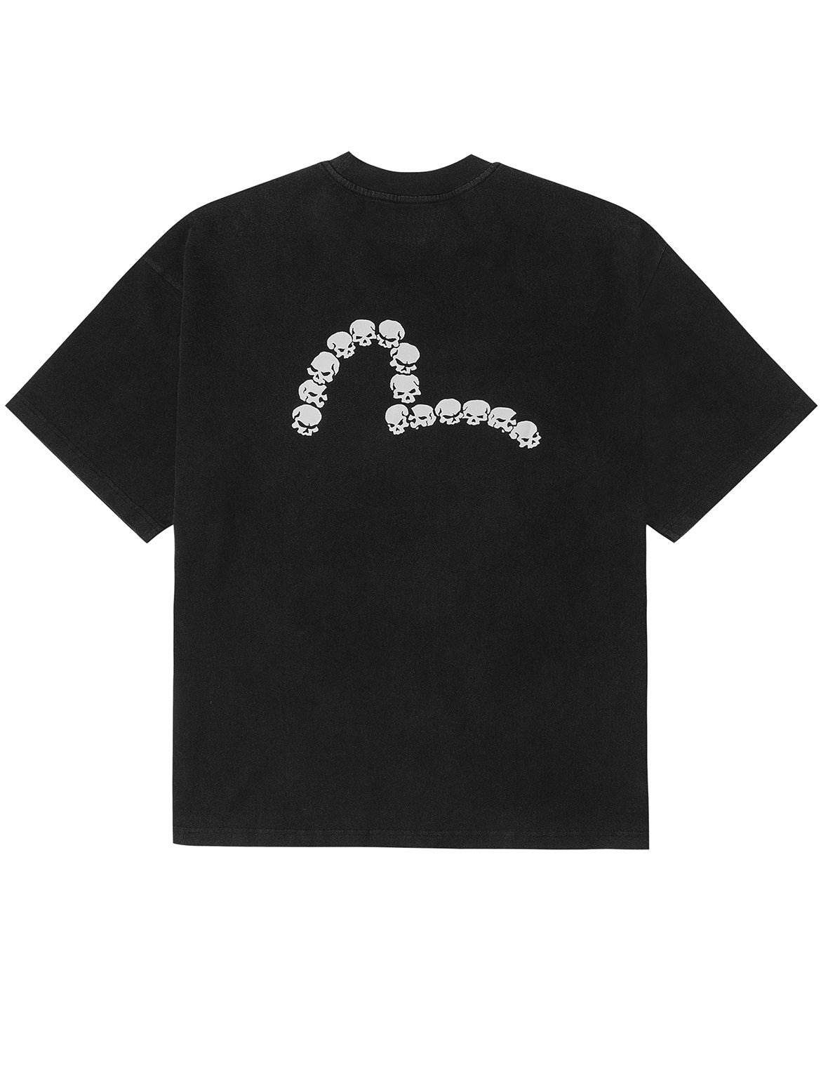 Logo and Skull Seagull Print Oversized T-shirt - 2