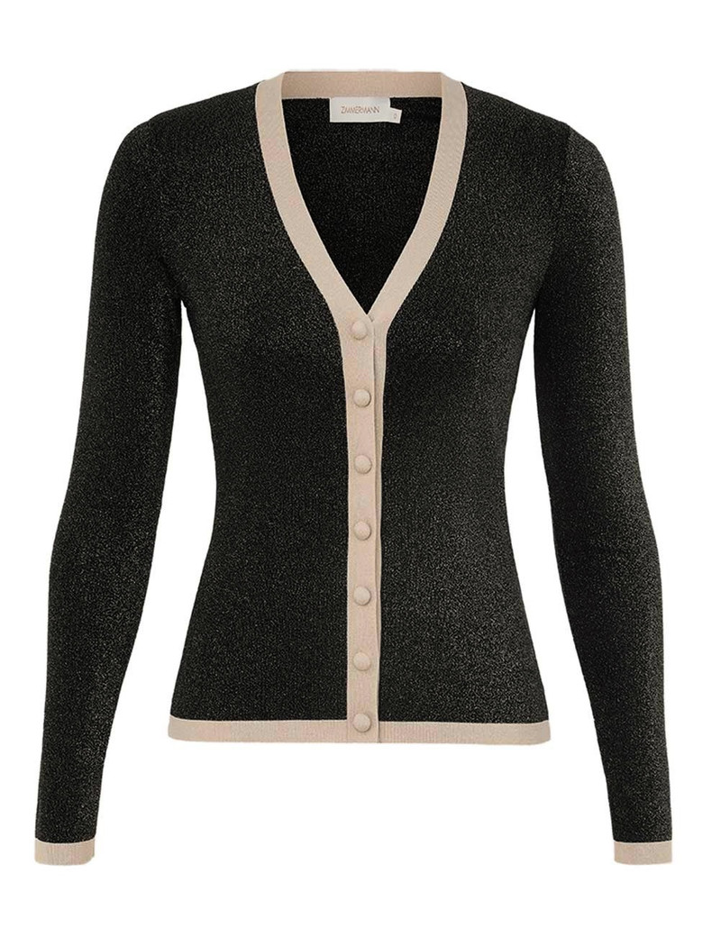 ILLUSTRATION METALLIC CARDIGAN 1