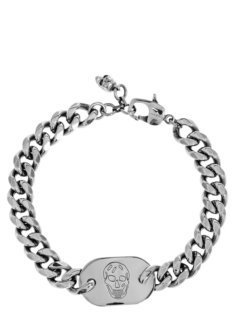 Alexander McQueen 'Skull Plate' Bracelet - 1