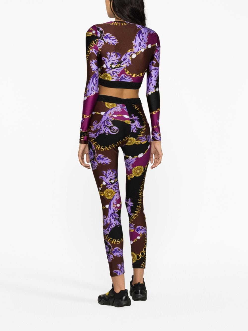 logo-print leggings - 4