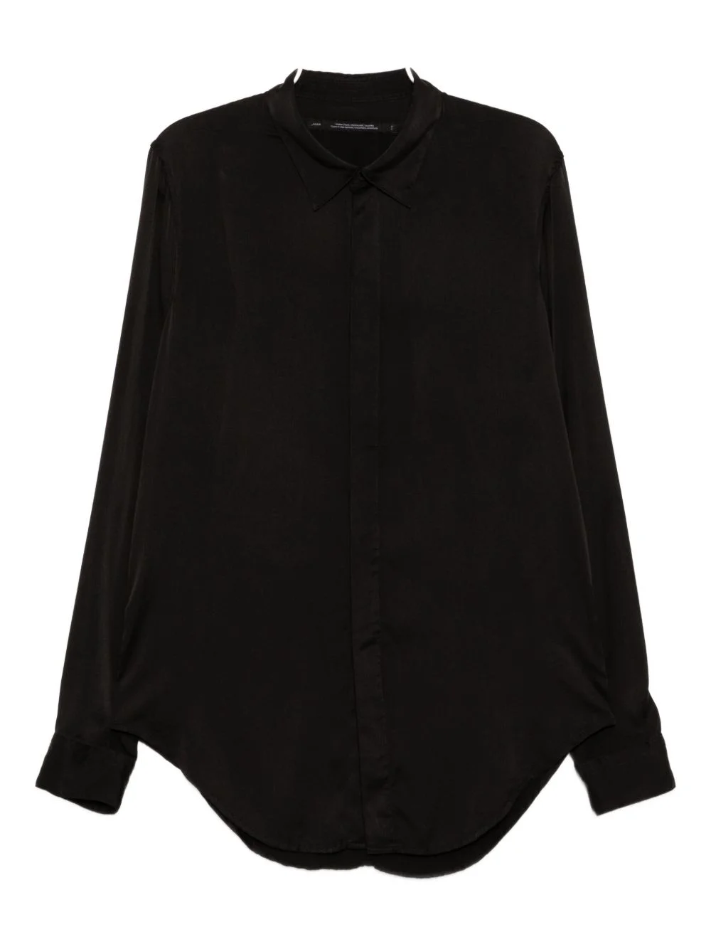 curved-hem shirt - 1