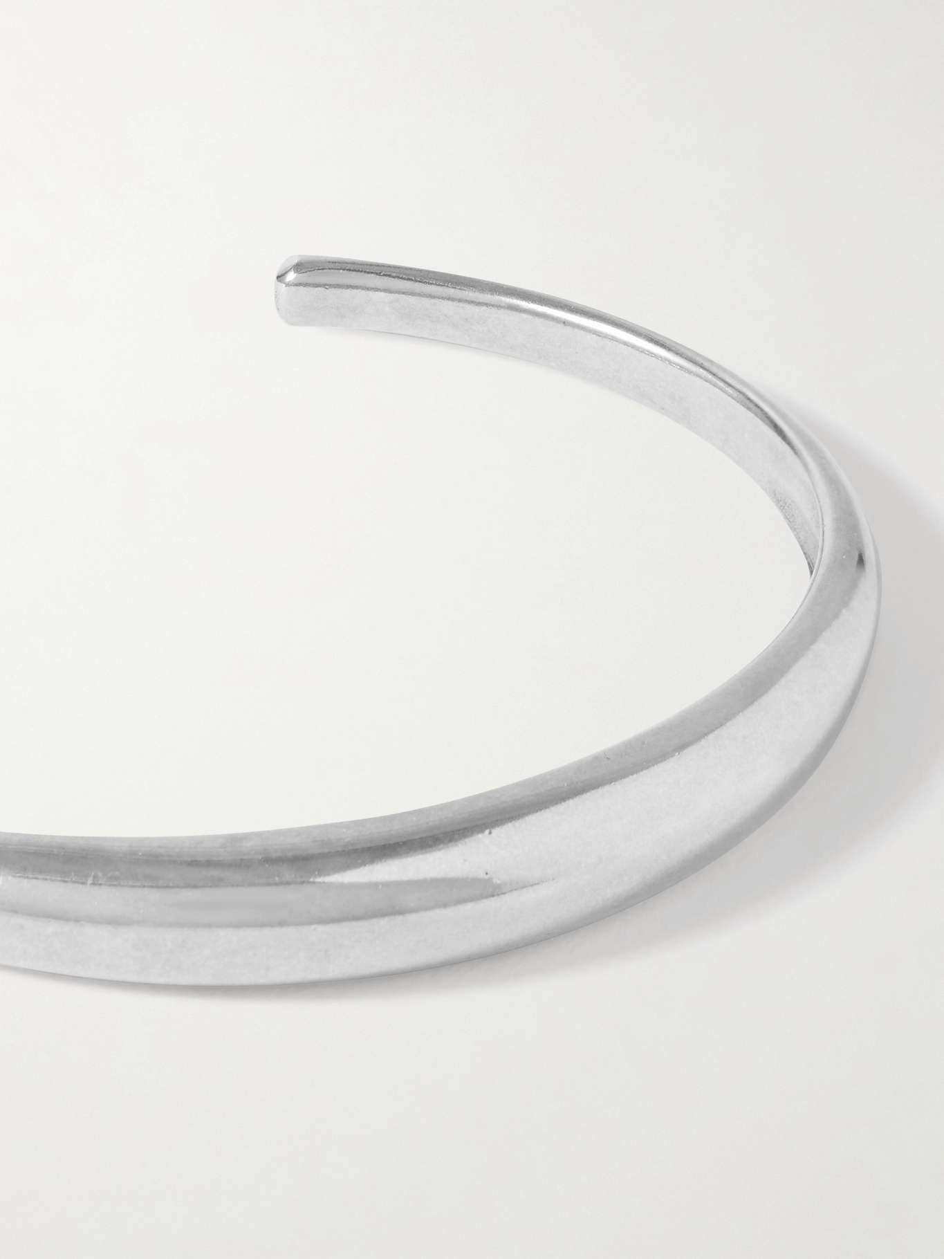 Silver-tone cuff - 4