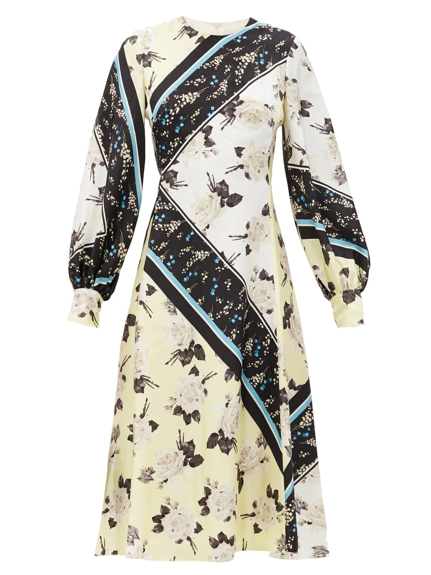 Annette Rosemont-Willow print silk-georgette dress - 1