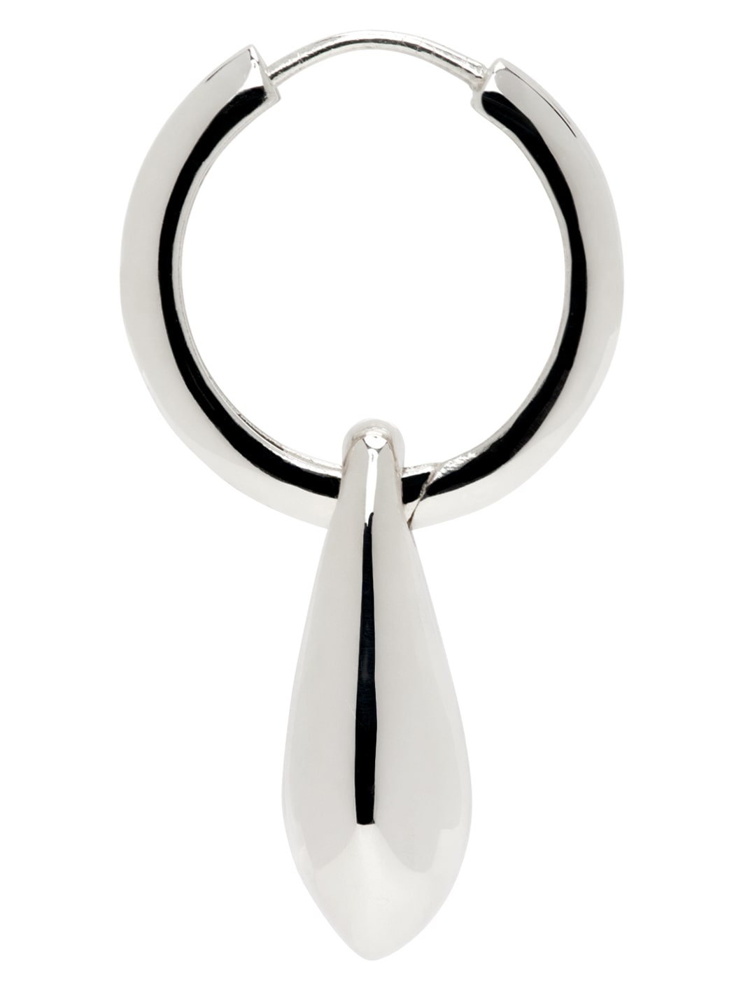 Silver Chrysalis Single Earring - 1