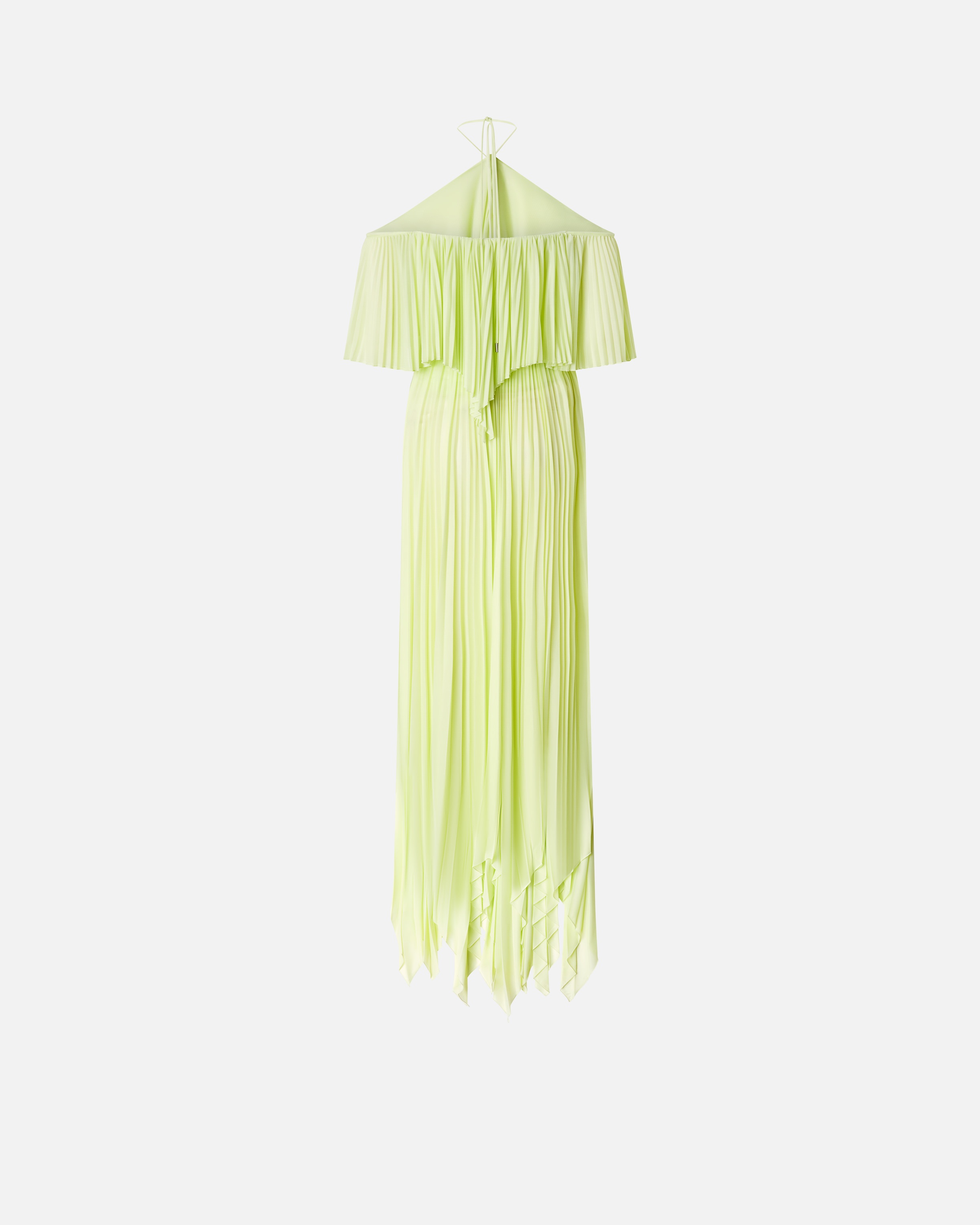LONG FORMAL DRESS IN LIGHT PLEATED JERSEY - 6
