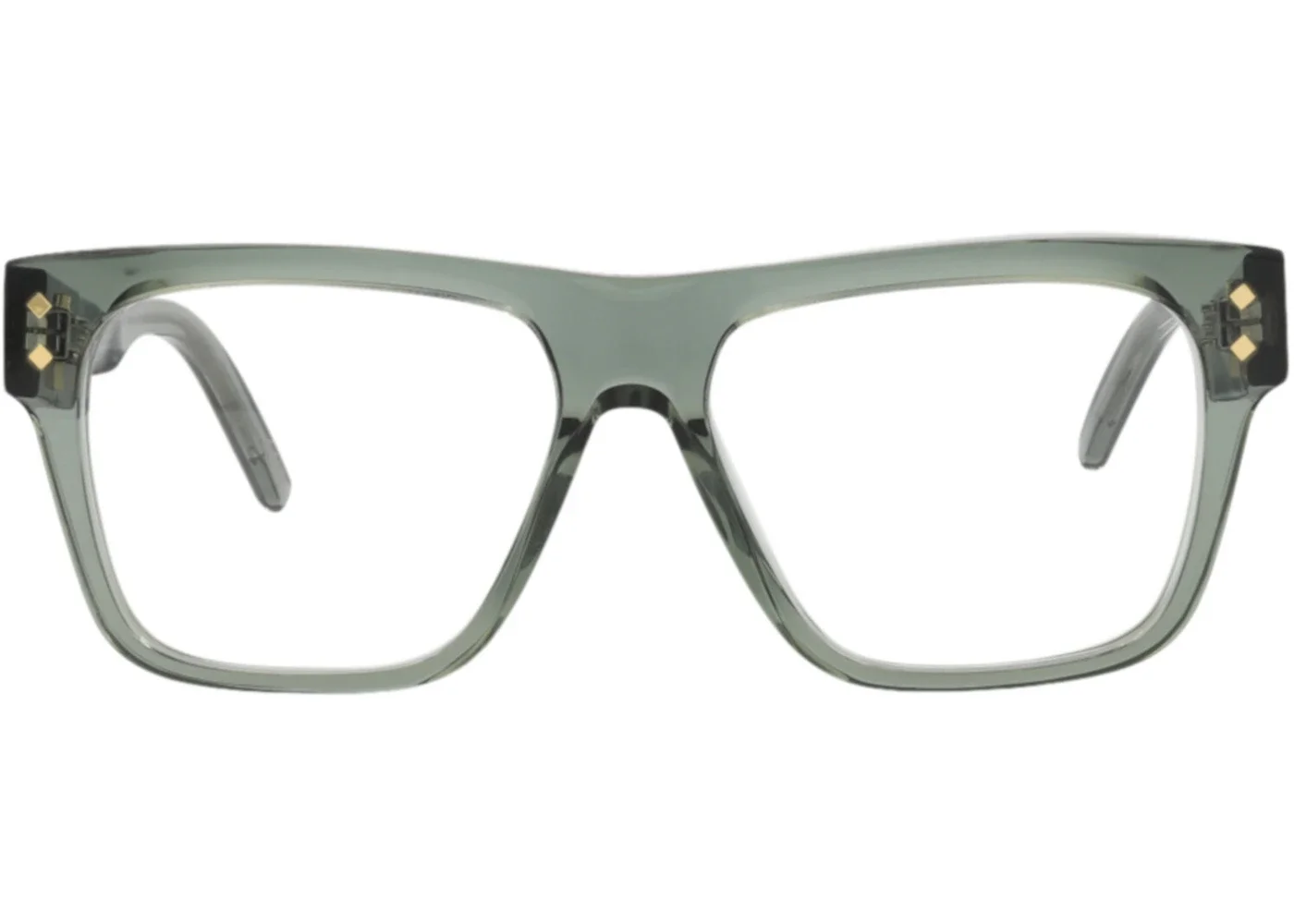 Dior Square-Frame Acetate Optical Frames Green Green Transparent (DM50079I-54-095) - 1