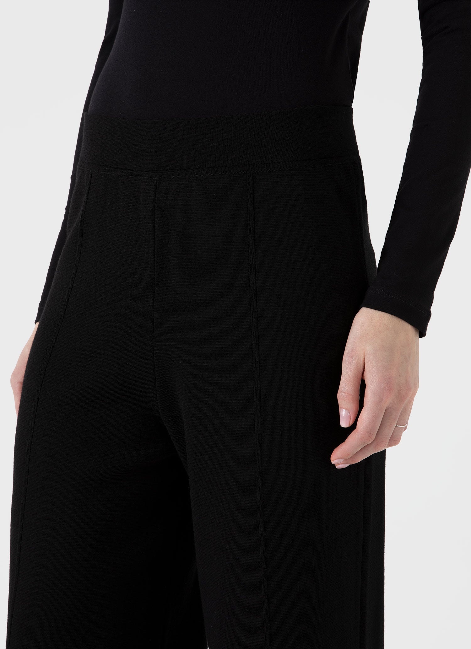 Merino Milano Knit Trouser - 4