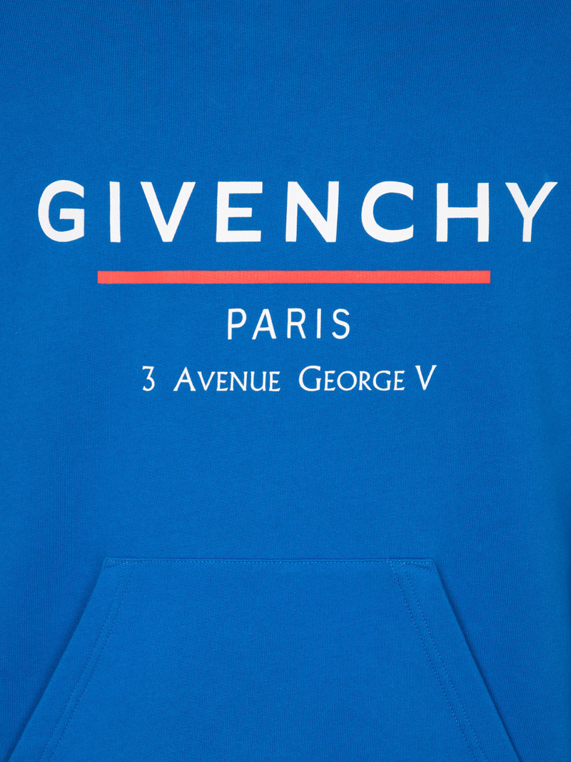 GIVENCHY Label printed hoodie 5