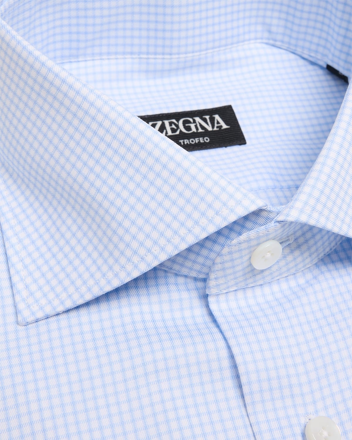 Men's Trofeo Cotton Graph Check Dress Shirt - 2
